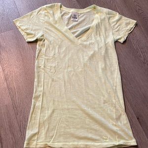 PINK by Victoria’s secret neon yellow T shirt